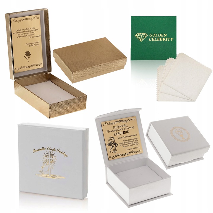 SREBRNY ŁAŃCUSZEK NASZYJNIK Z KRZYŻYKIEM PRÓBA 925 DLA CHŁOPCA NA CHRZEST