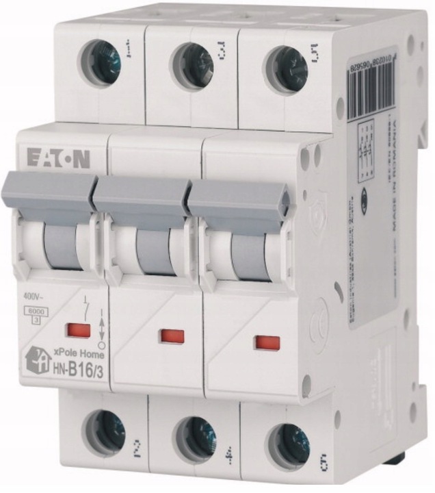 EATON WYŁĄCZNIK NADPRĄDOWY B 16A 3 BIEGUN HN-B16/3 194881