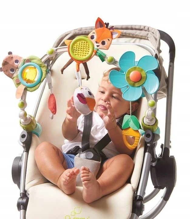 Łuk pałąk muzyczny z zabawkami do wózka Leśna Kraina TINY LOVE pozytywka 0+