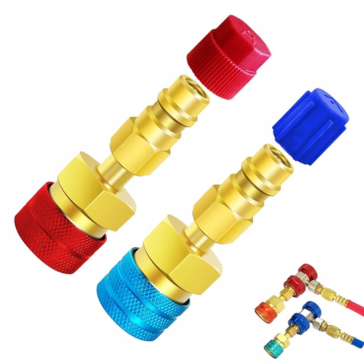 PRZEJŚCIÓWEK Z CZYNNIKA R1234YF NA R134A 2 SZT ZESTAW