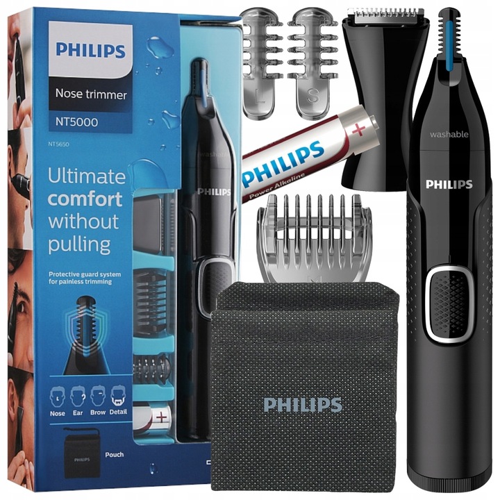 TRYMER GOLARKA PHILIPS DO USZU BRWI NOSA ZAROSTU