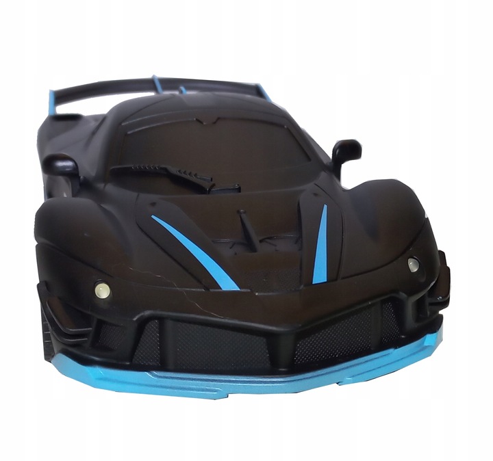 SAMOCHÓD AUTO ZDALNIE STEROWANY CZARNY HYPERCAR MODEL R/C