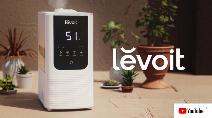 Nawilżacz powietrza Levoit OasisMist 450S dyfuzor ciepła zimna mgiełka 40m2