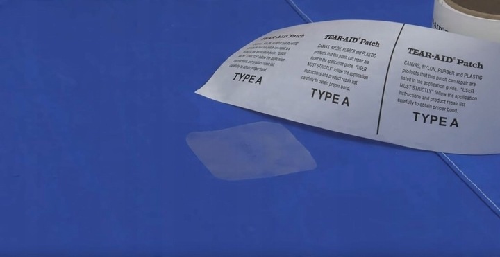 FOLIA ŁATA NAPRAWCZA TEAR-AID TYP A KAŻDY MATERIAŁ