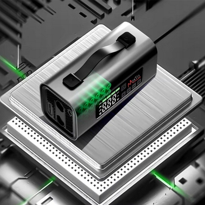 Jump Starter Booster Kompresor Samochodowy Dmuchawa Powerbank