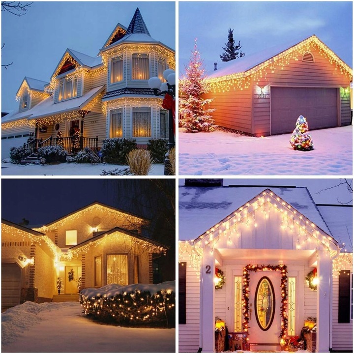 FAIRY LIGHTS NA ZEWNĄTRZ I WEWNĄTRZ,ŁAŃCUCH ŚWIETLNY LED NA BOŻE NARODZENIE