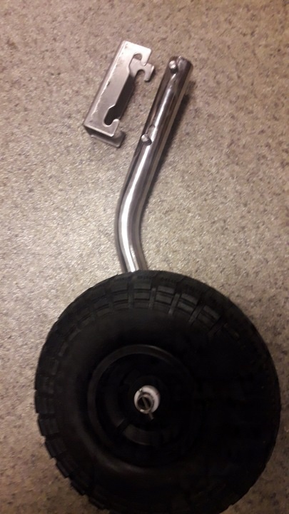 Koła slipowe do pontonu krzywe ( stal nierdzewna)