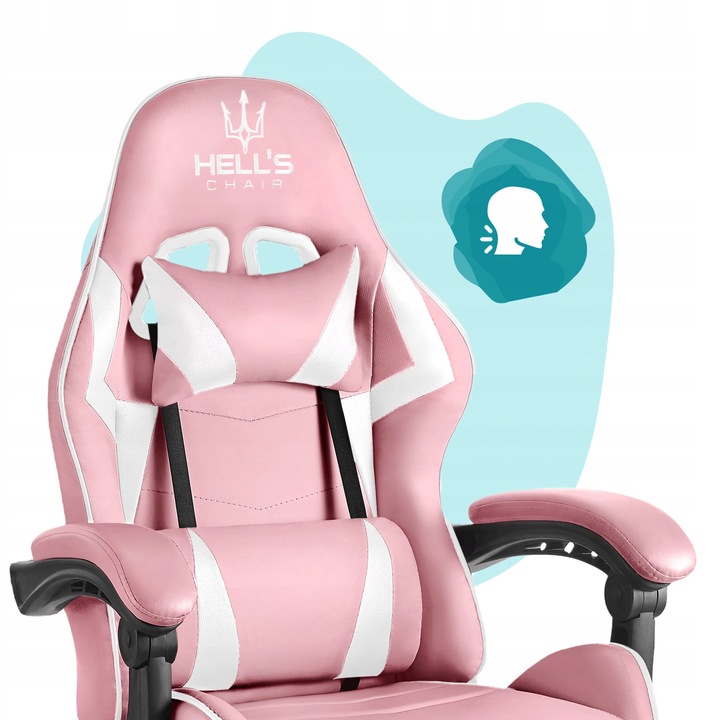 FOTEL GAMINGOWY DLA GRACZA BIUROWY HELL'S