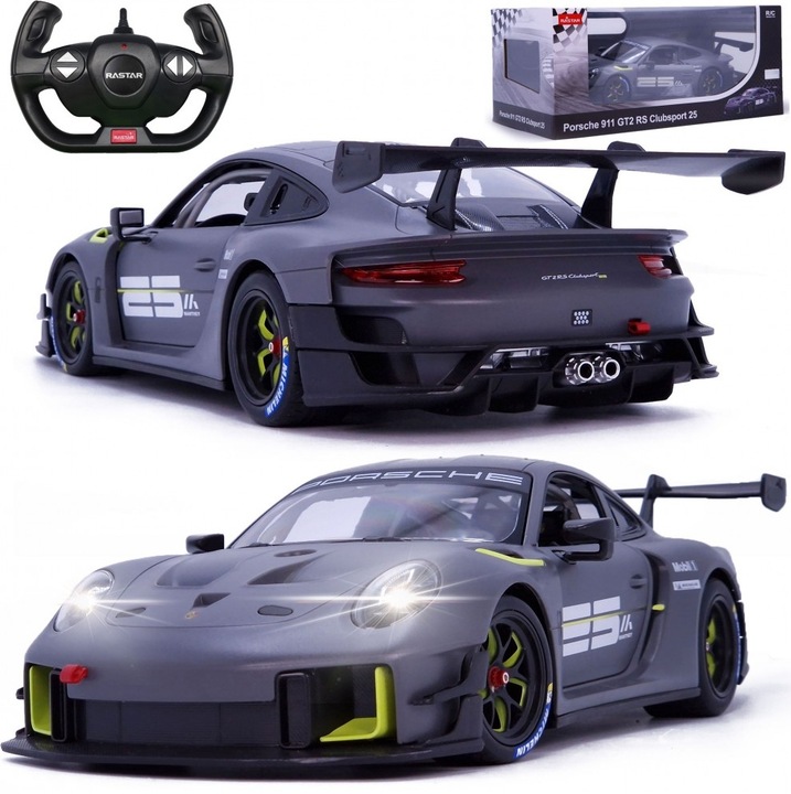 SAMOCHÓD ZDALNIE STEROWANY Porsche 911 GT2 RS LED AUTO RC RASTAR 1:14