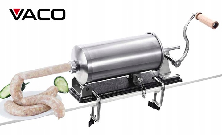 NADZIEWARKA do Kiełbas Wędlin MASZYNKA Szpryca Lewarek do KIEŁBASY 3kg VACO