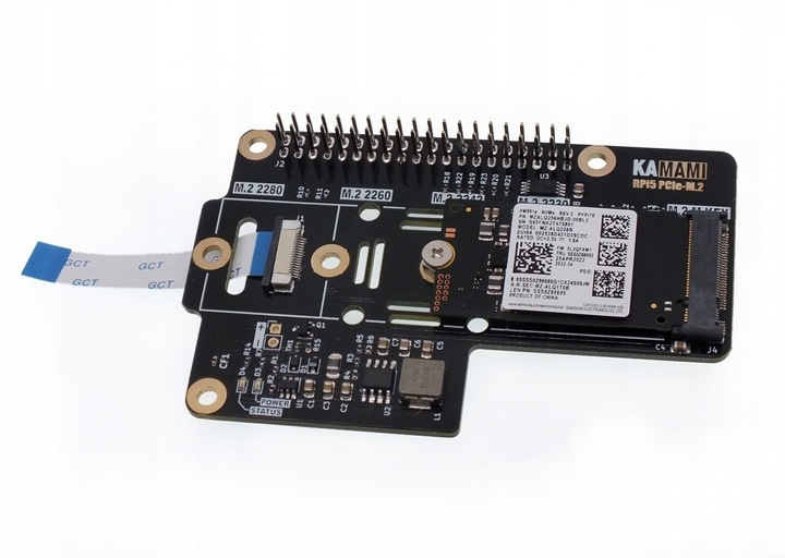KAmodRPi5 PCIe-M.2 - Adapter dysku NVME M.2 dla Raspberry Pi 5