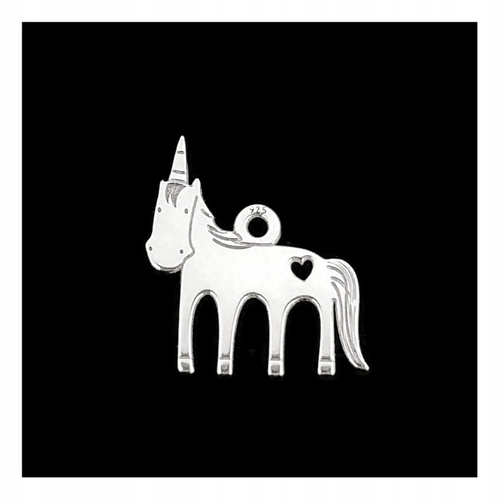 Bransoletka dla Dziewczynki Jednorożec Koń Srebro