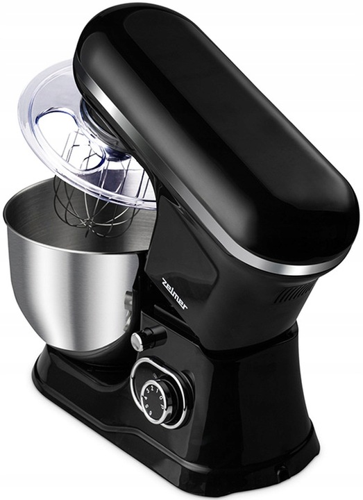 Robot planetarny Zelmer ZKR1355 1200W 6 prędkości 2 misy Smart mix Czarny