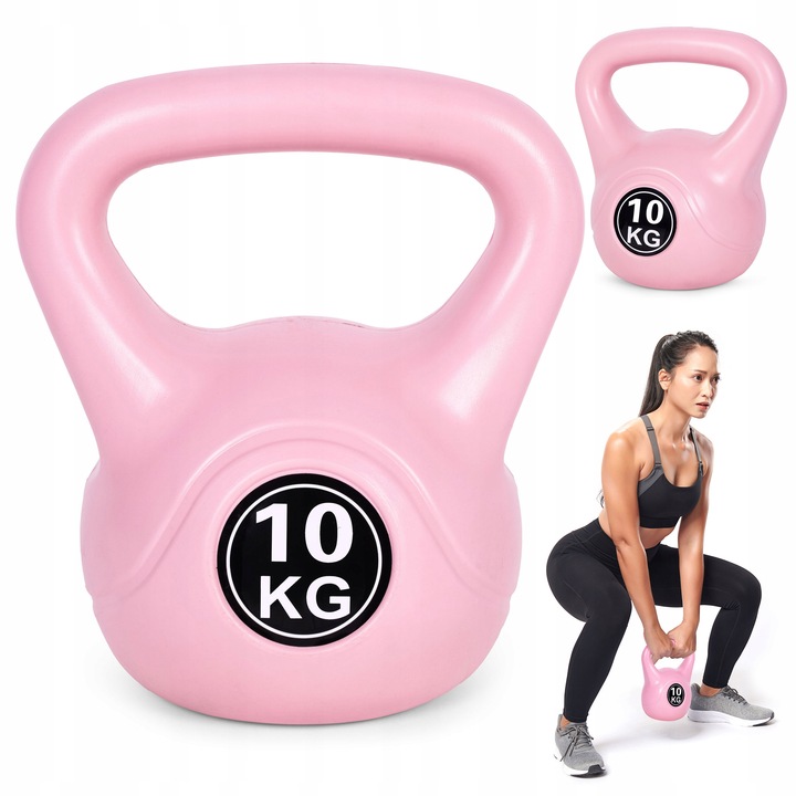 Kettlebell kettle 10 kg do ćwiczeń hantla kula odważnik obciążenie ciężar