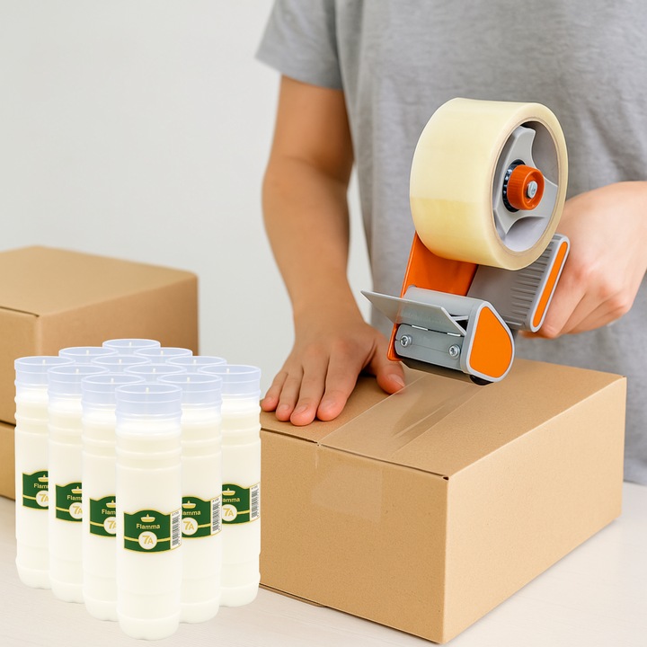 Wkłady do Zniczy Rewelacyjne na Upał Parafinowe 7dni x12 Długopalące do168h