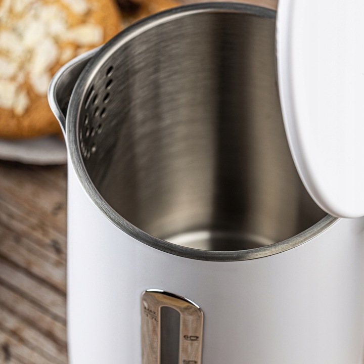 Czajnik elektryczny Klausberg KB-7890 1.7L stal 304 biały filtr 2200W