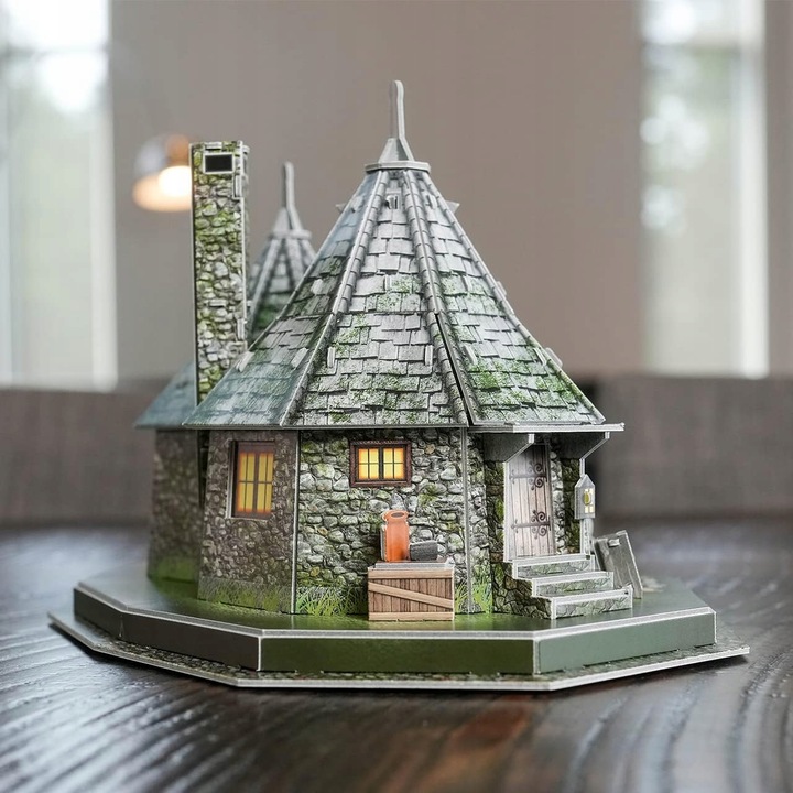 HARRY POTTER PUZZLE 3D CHATKA HAGRIDA 101 ELEMENTÓW
