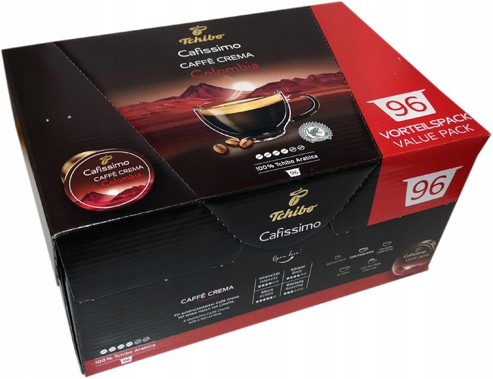 Kapsułki Tchibo Cafissimo Caffe Crema COLOMBIA 96