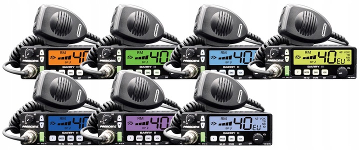 ZESTAW CB RADIO PRESIDENT BARRY Z ANTENA A3K Z9U