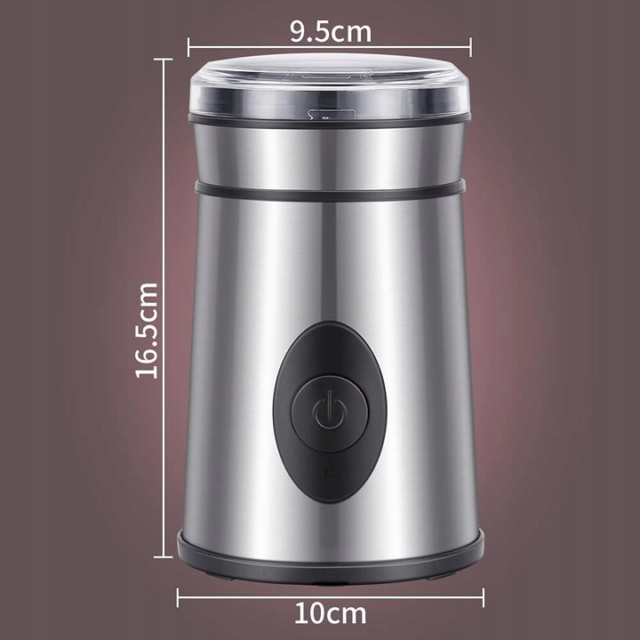 MŁYNEK DO KAWY ELEKTRYCZNY ROZDRABNIACZ DO ZIAREN ZIÓŁ ORZECHÓW ELEHOT