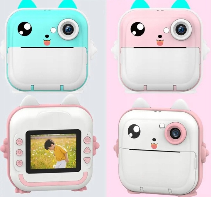 MINI DRUKARKA DRUKUŚ 2.0 APARAT NATYCHMIASTOWY TERMICZNA ZDJĘCIA + 13 ROLEK