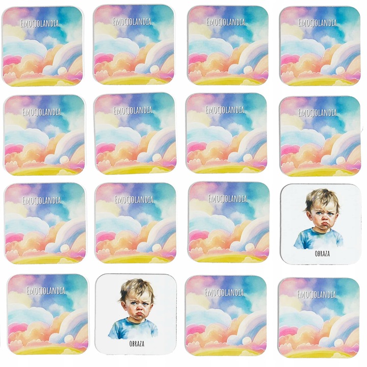 Emocjonalne Memory - gra pamięciowa - 30 par