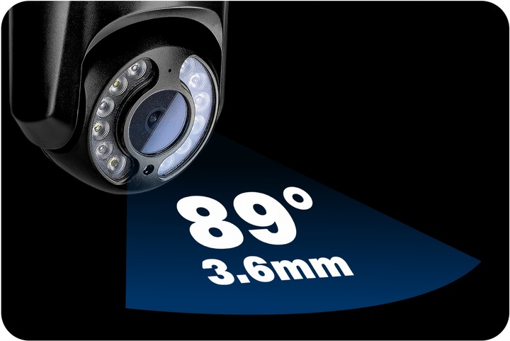 Kamera Zewnętrzna Obrotowa WiFi 8MPx 8MP 4K UHD AUDIO DETEKCJA 4XZOOM