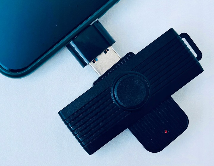 Czytnik Kart Kierowców|USB-A + USB-C + Micro USB