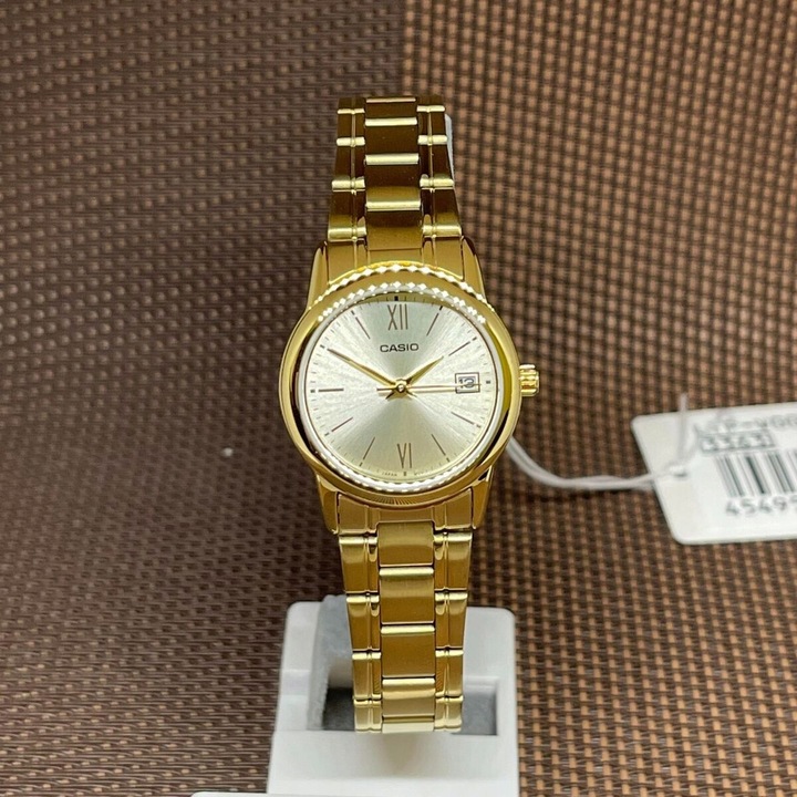 ZEGAREK DAMSKI CASIO LTP-V002G-9B3 + BOX +GRAWER