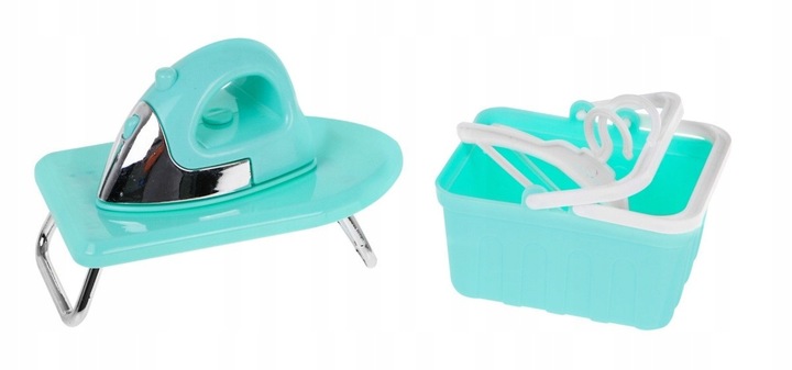 interaktywny zestaw sprzątający AGD dla dzieci PRALKA + DESKA + ŻELAZKO