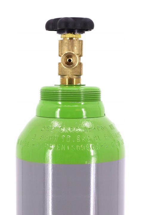 MIX (82% AR + 18% CO2)Butla 8L 150BAR PEŁNA NOWA + Reduktor MINI