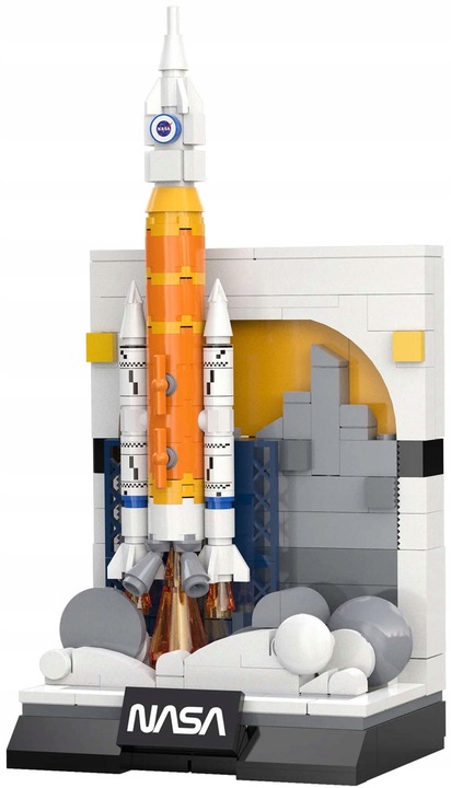 DUŻY ZESTAW KOSMICZNY KLOCKI KONSTRUKCYJNE CADA NASA WYSTAWA 1182 ELEMENTÓW