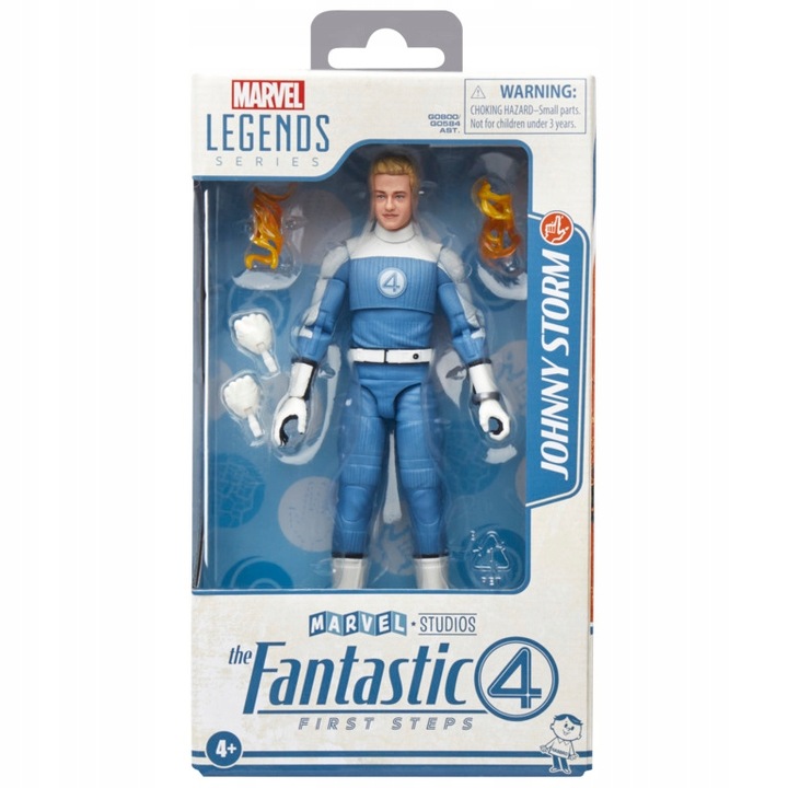 Fantastyczna Czwórka figurka akcji Johnny Storm Marvel Legends Hasbro G0800