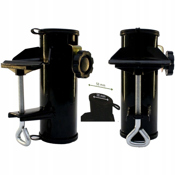 Baza mocowanie do dużego parasola metalowa balustradowa na balkon 1032870