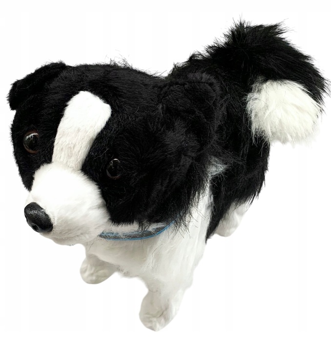 Interaktywny piesek na smyczy chodzi szczeka pies