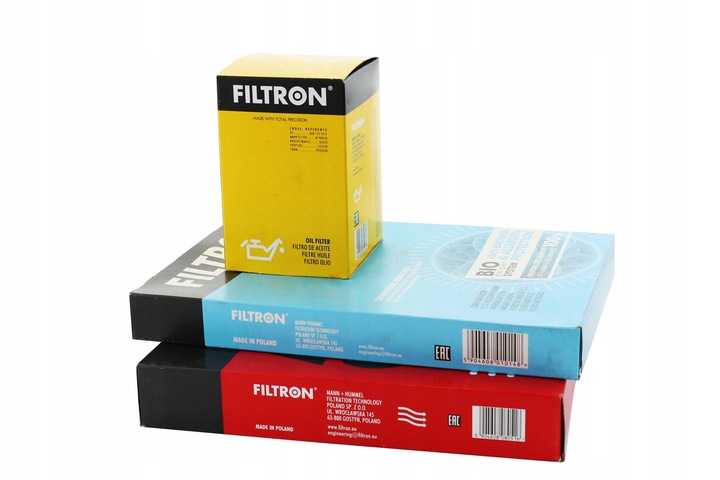 Zestaw 3 filtrów Filtron VW GOLF VII 7 1.6 2.0 TDI