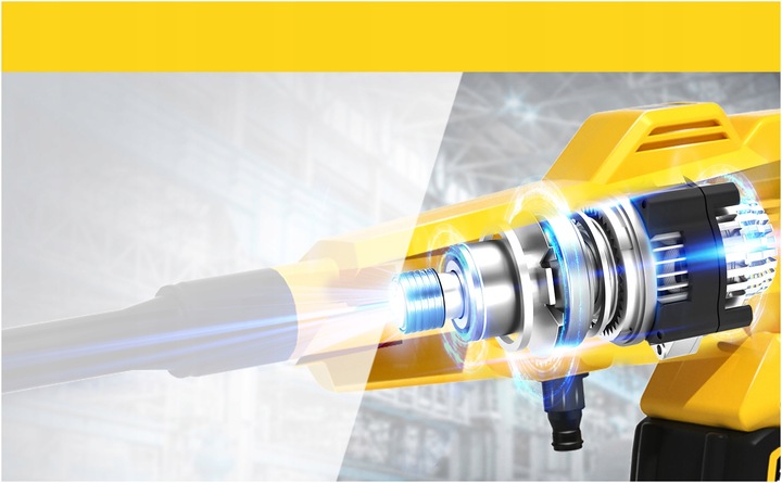 MYJKA CIŚNIENIOWA AKUMULATOROWA BEZPRZEWODOWA 4Ah 21V 400W ZESTAW XXL IMOUM