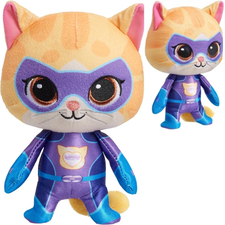 DISNEY JUNIOR SUPERKOTY SUPER KITTIES PLUSZAK KOTEK SPARKS MAKS 17 CM