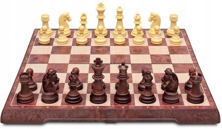 SZACHY WARCABY MAGNETYCZNE KLASYCZNE 2W1 GRA LOGICZNA