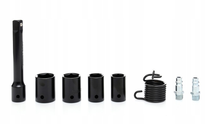 PNEUMATYCZNY KLUCZ UDAROWY + MŁOTEK ZESTAW 17-EL