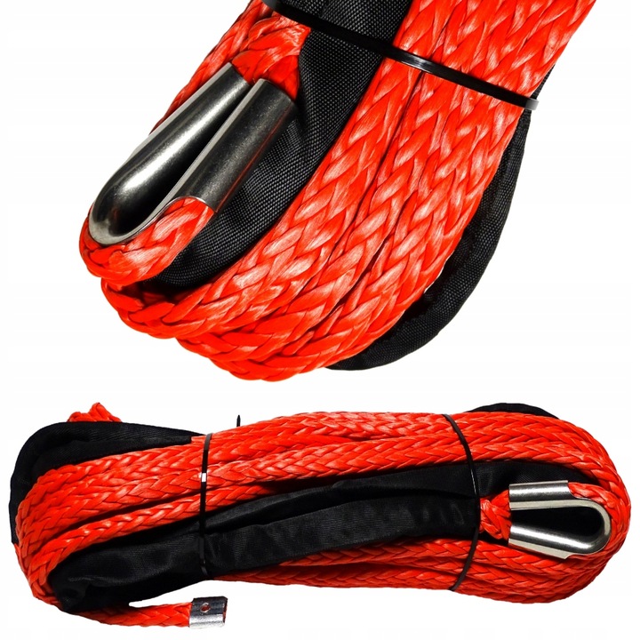 Lina syntetyczna do wyciągarki 5mm 15m SYNTETYK