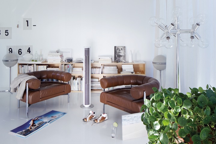 WENTYLATOR KOLUMNOWY PETER BIAŁY + AROMATYZER JASMINE BIAŁY STADLER FORM