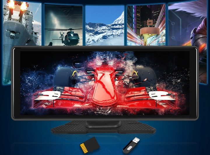 RADIO STACJA MULTIMEDIALNA WIDEOREJESTRATOR CARPLAY ANDROID DVR KAMERA AUX