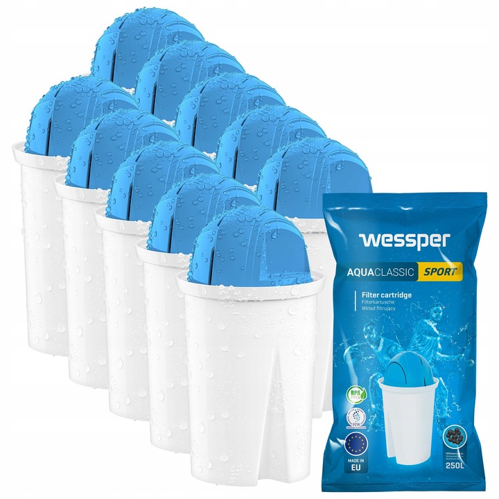 Filtr do wody Wessper do dzbanek filtrujący Brita Dafi zamiennik 10 sztuk