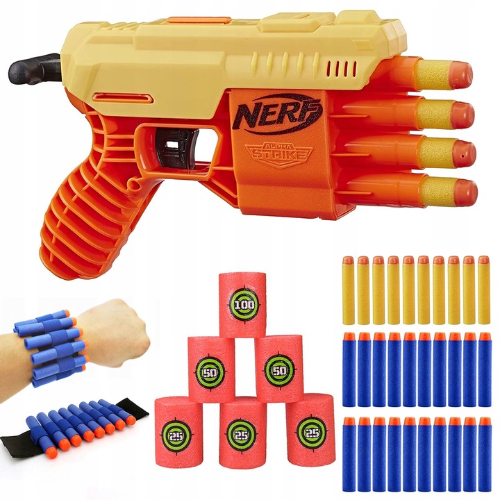 NERF ALPHA STRIKE FANG QS-4 E6973 + OPASKA + CELE