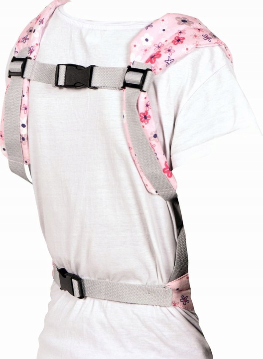 Lekki Nosidełko dla lalek kwiatowy Wzór regulowane Paski Goki