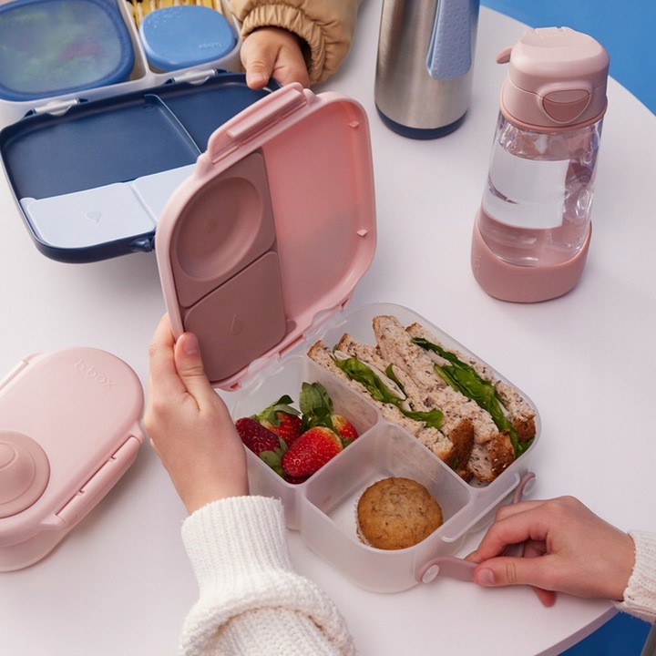 MINI lunchbox B.BOX dla DZIECKA MINI śniadaniówka z przegródkami RÓŻOWY