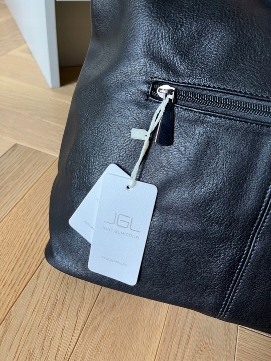 czarna torebka shopper worek skórzana klasyczna torebka shopper bag