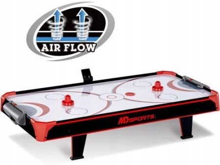 Duży CYMBERGAJ 111cm AIR HOCKEY + PING PONG Stół 2w1