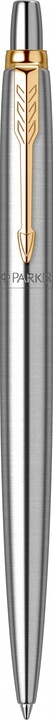 Długopis Parker Jotter Stalowy GT Złocenia Prezent na Walentynki z Grawerem